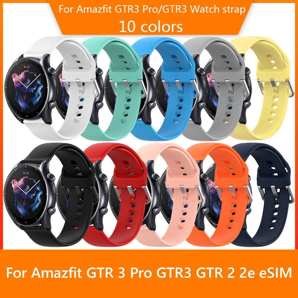 

Ремешок силиконовый для спортивных часов Amazfit GTR 3 Pro/3/2/2 eSIM