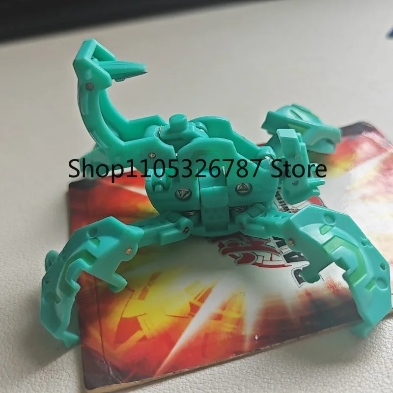 Фото Оригинальная коллекционная фигурка Sega Toys первого поколения Bakugan Subterra Stinglash Scorpion Roll Pop Open Battle Brawler №4