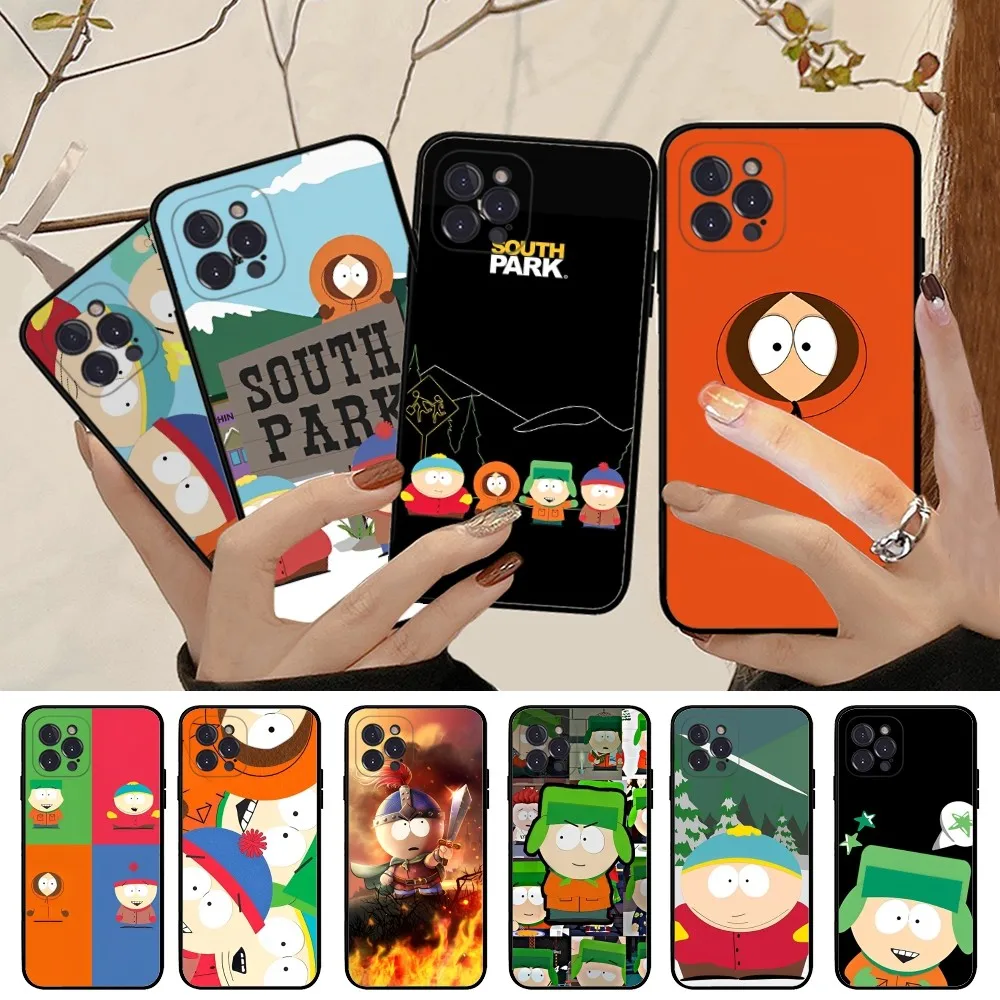 

funny-South-Park-Cute Phone Case For iPhone 14 11 12 13 Mini Pro XS Max Cover 6 7 8 Plus X XR SE 2020 Funda Shell