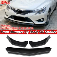 high quality car front bumper splitter lip diffuser spoiler protector cover guard deflector lips for ruiz mark x 2010 2013 2019