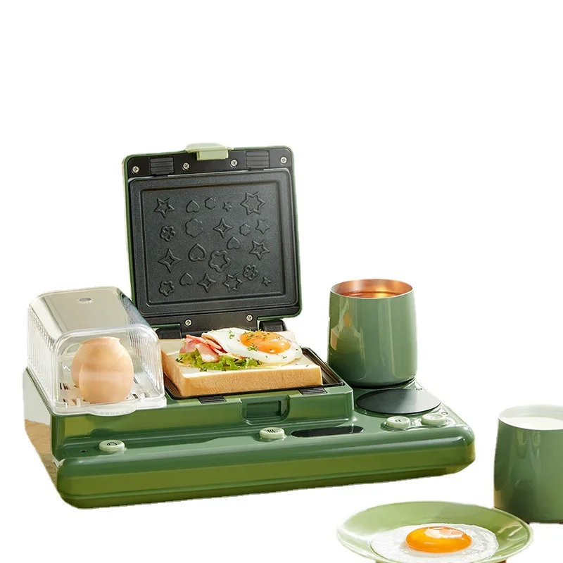 

Sandwich breakfast machine household multifunctional waffle toaster