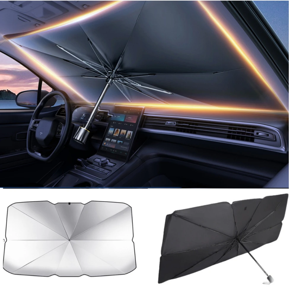 

Солнцезащитный зонт для автомобиля, защита от солнца, для лета, в салоне автомобиля