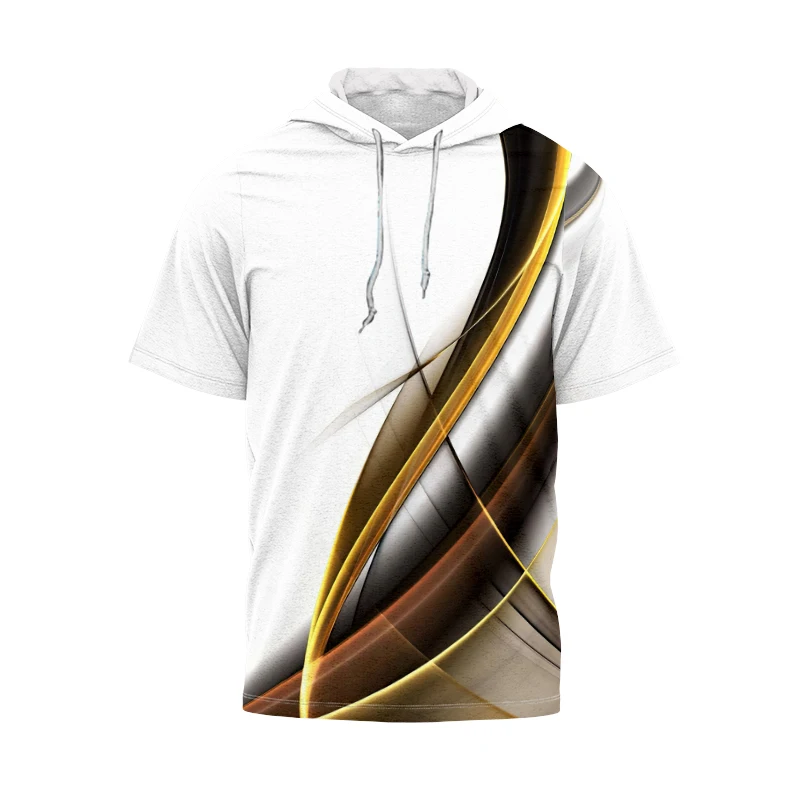 

Luxurious Dazzling Top New Summer Unisex T-shirt Hoodie Short-sleeved Oversized Fashion Trend Personality Daily Streetwear