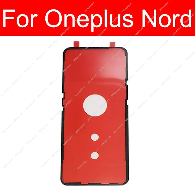 1PC Back Battery Cover Adhesive Sticker For Oneplus 6 6T 7 7T 8 8T 9 10 Pro 9R 9RT 10T Nord2 Rear Housing Cover Adhesive Sticker images - 6