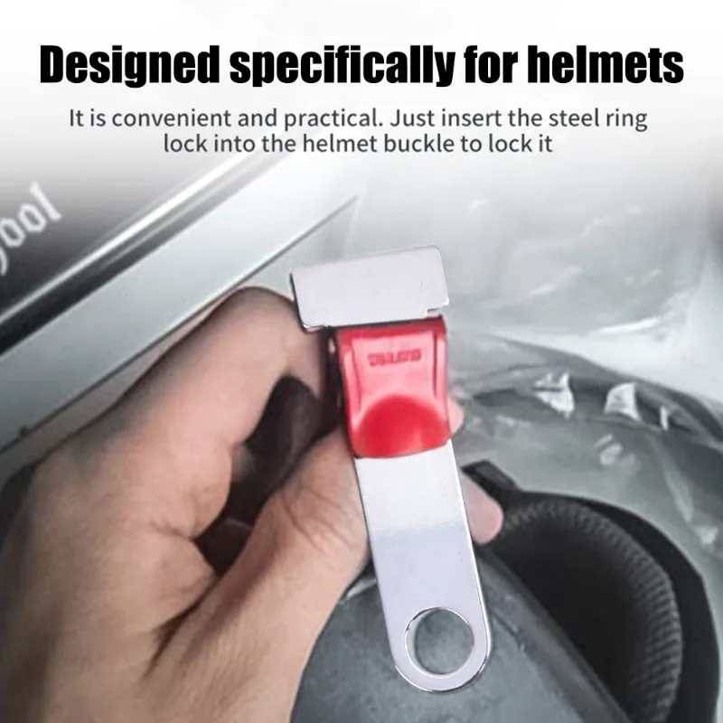 Застежка-Антивор для мотоциклетного шлема быстросъемный надежный соединитель