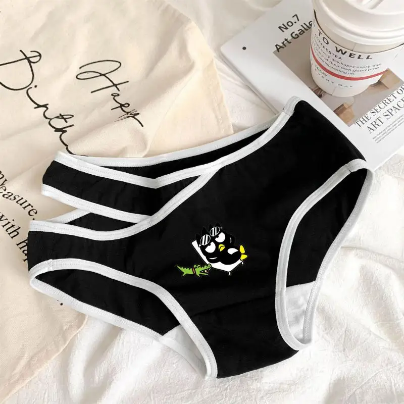 

Sanrio Kawaii Bad Badtz Maru Hello Kitty Cinnamoroll Cartoon Breathable Sexy Hot Y2K Girls Briefs Anime Lingerie Gift New