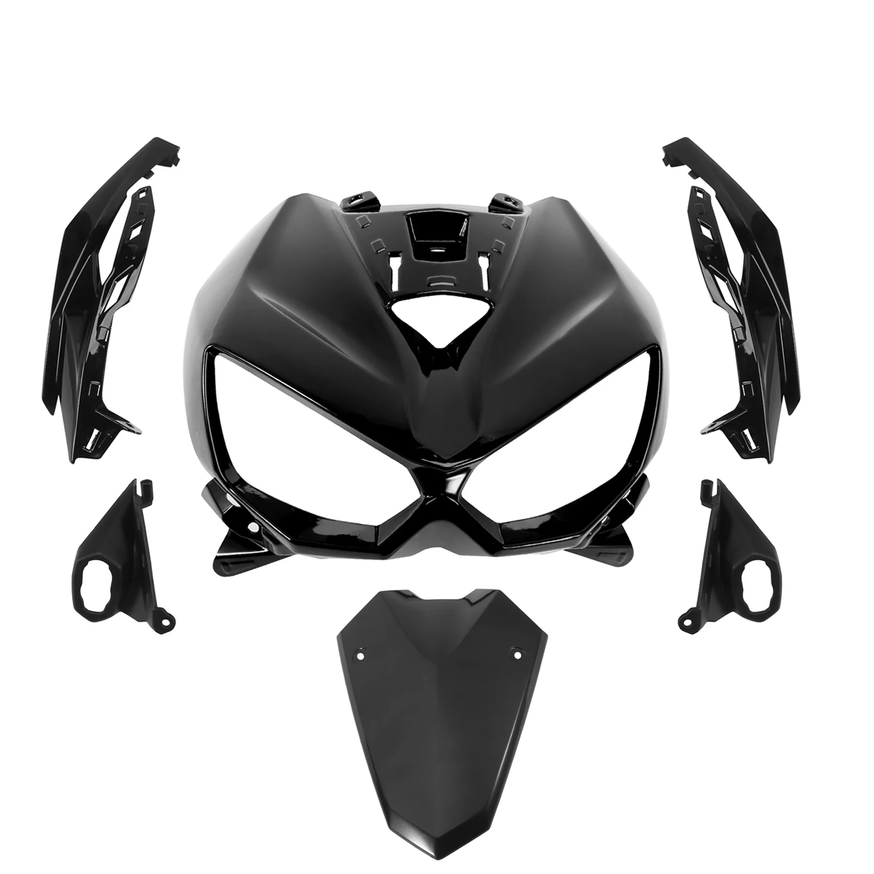 

Motorcycle Front Upper Fairing Headlight Cowl Nose Kit Fit for Kawasaki Z1000 2014-2019