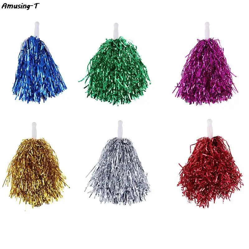 

1PC hot Cheer Dance Sport Competition Cheerleading Pom Poms Flower Ball For For Football Basketball Match Pompon Children Use