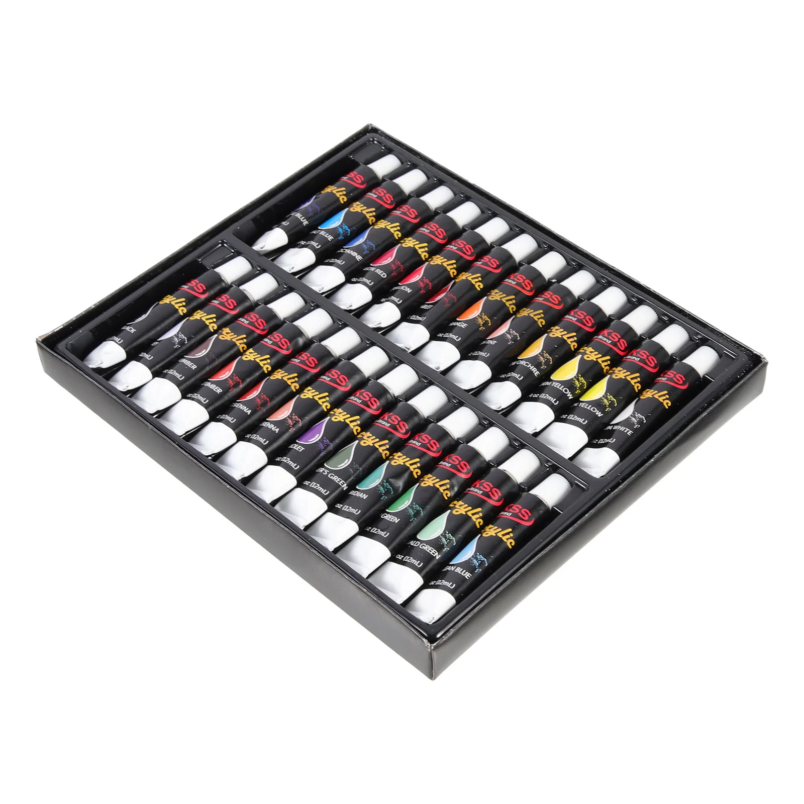 

Набор из 24 акриловых принадлежностей для рисования, 12 мл, 24 цвета