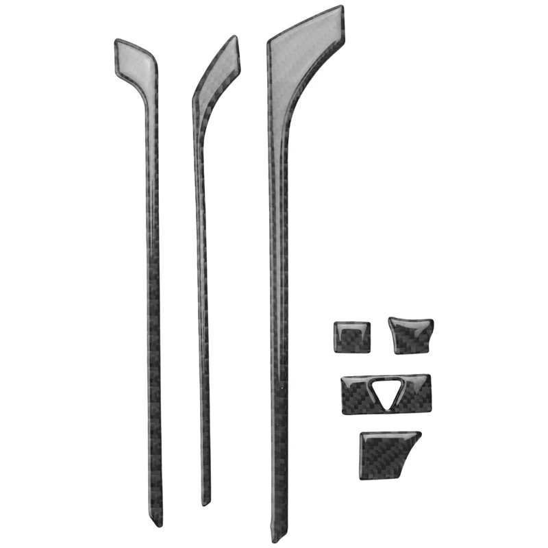 

Для Mazda MX-5 родстер Miata 2016 + MX5 ND из углеродного волокна, Центральная приборная панель, стикер на вентиляционное отверстие, отделочные полосы, и...