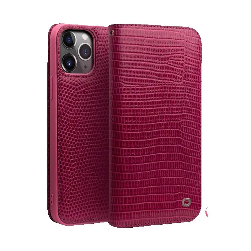 Qialino флип-чехол для телефона из натуральной кожи Iphone 16 15 113 12 11 Pro Max коровьей