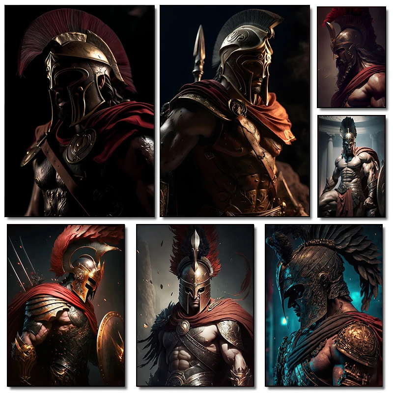 Портрет древней греческой войны: Бог Арес воин скандинавские мифологические