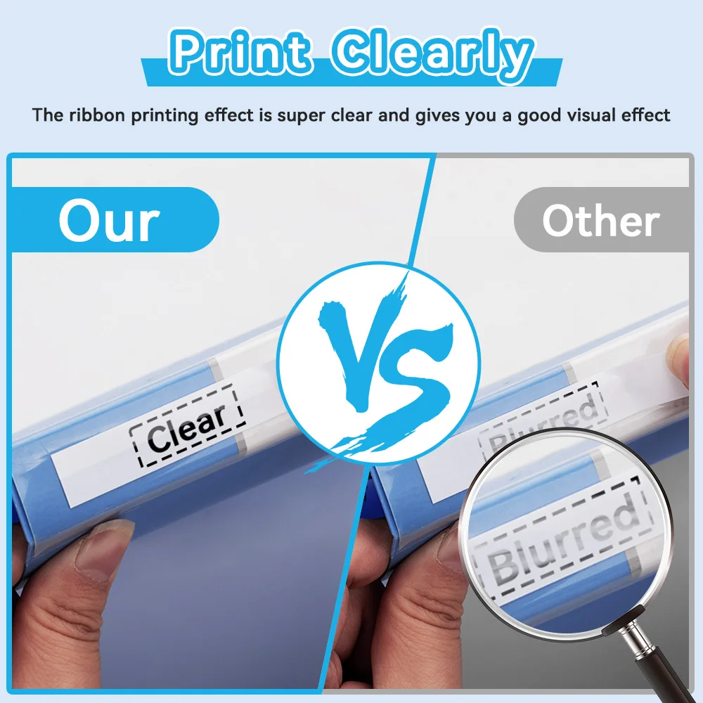 Лента 6/9/12/18/24 мм для Brother 12 совместимая лента этикеток tze tze231 221 принтера Ptouch PTH110 H107