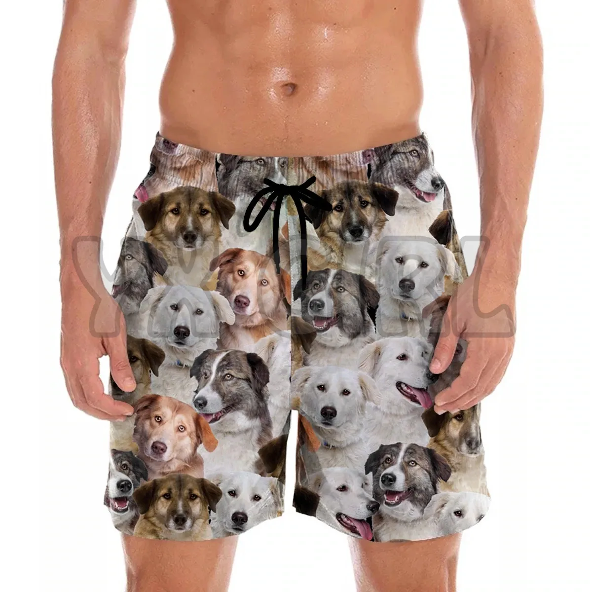 You get a lot of helpers Shorts  3D All Over Printed Men's Shorts Quick Drying Beach Shorts Summer Beach Swim Trunks
