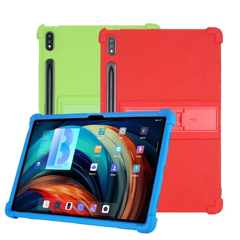 

Silicon Shockproof Case for Lenovo Tab P12 Pro 2021 Resistance Cover Xiaoxin Pad Pro 12.6 TB-Q706F Stand Cover Case