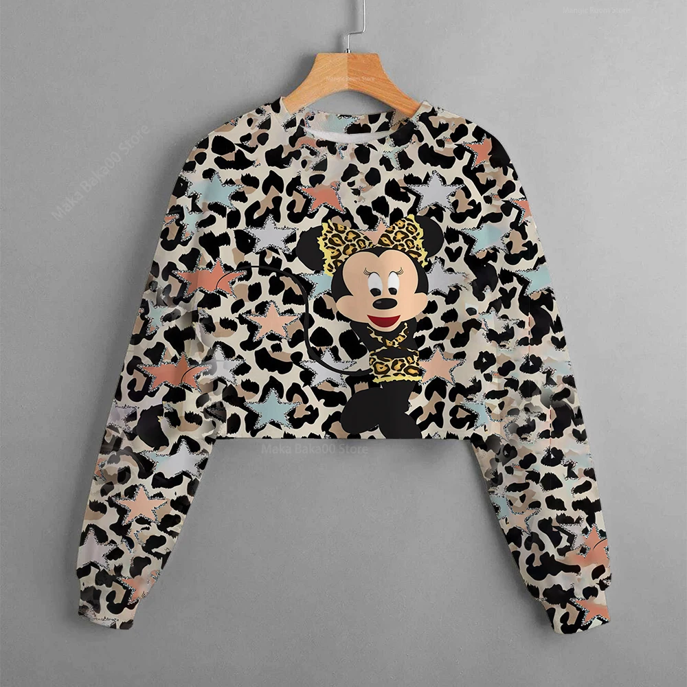 

Disney Mickey Kids Sweatshirts Long Sleeves Kids Short Crew Neck Sweatshirt Autumn and Winter Kids Sweater