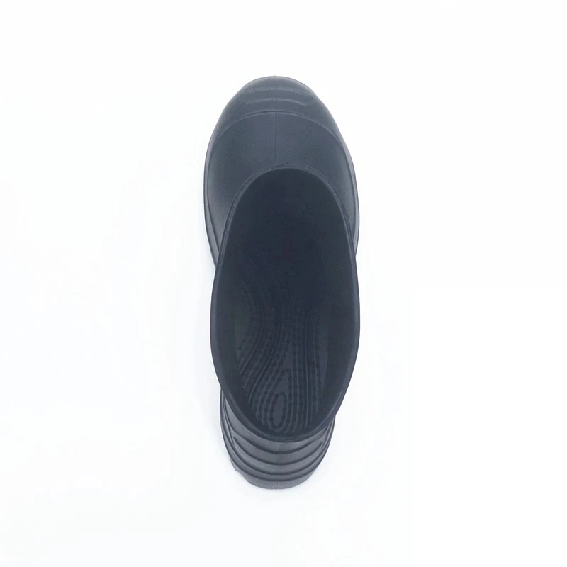 EVA Men'S Rubber Boots Short Tube Breathable Rain Boots Universal Platform Winter Cooker'S Mature Shoes Solid Color Size 37-46