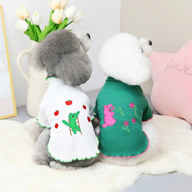 Роскошная Одежда для собак с изображением животных свитшот свитер толстовки