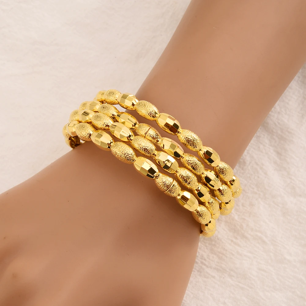 

Bangrui Fashion 60mm Openable Gold Color Bracelet Bangle High Quality Jewelry For Dubai Africa Arab Women Jewelry Party Gift