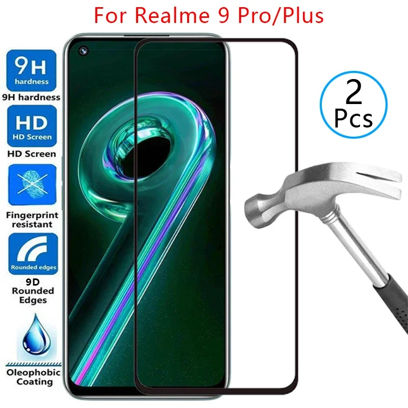 

tempered glass for realme 9 pro plus case cover on realme9 9pro proplus phone coque bag realmi reame relme ralme realmy real me