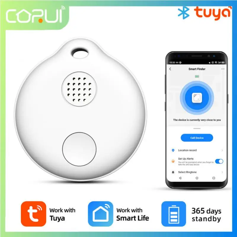 

CORUI Tuya Bluetooth Smart Tags Key Anti-lost Device Smart Life Tracker Pet Anti-lost Location Tracker Item Finder Smart Home