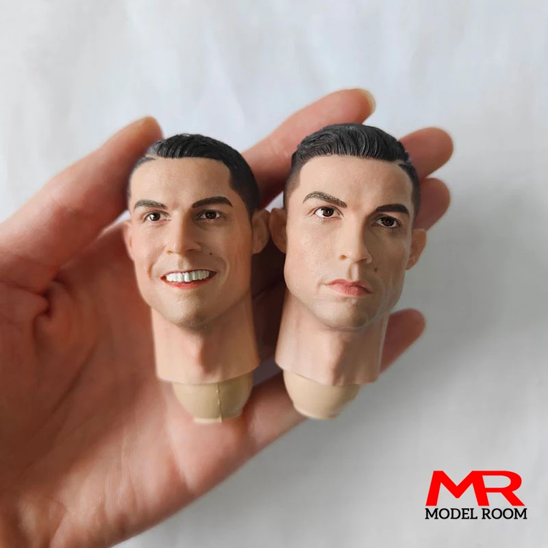 Масштаб 1/6 голова Роналду лепка Мужская резьба модель подходит для 12 дюймов