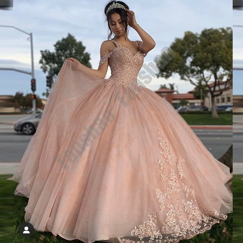 Блестящие платья wd708 для Quinceanera платье на бретелях-спагетти блестки девушек 15