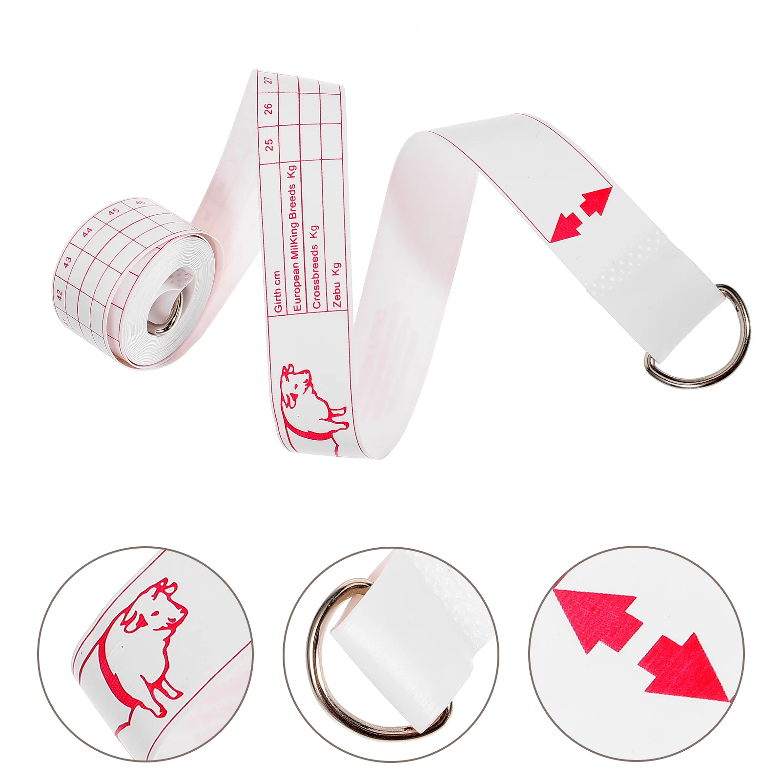 

Animal Tape Measure Accurately Horse Cattle Weight Tape Measuring Tape