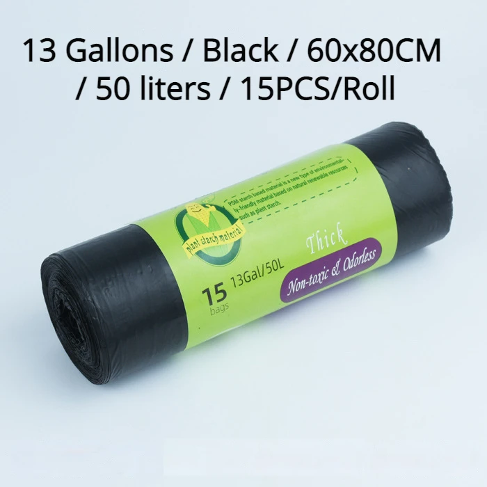 

Биоразлагаемый мешок для мусора из крахмала