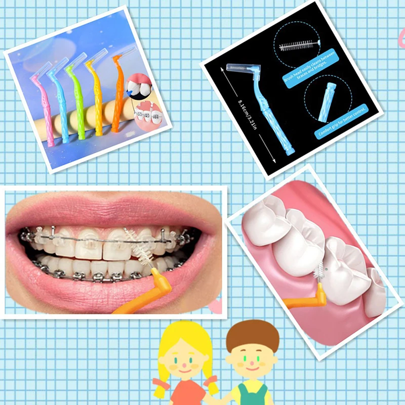 10 шт. межзубная щетка для ортодонтической чистки между зубами гигиена полости