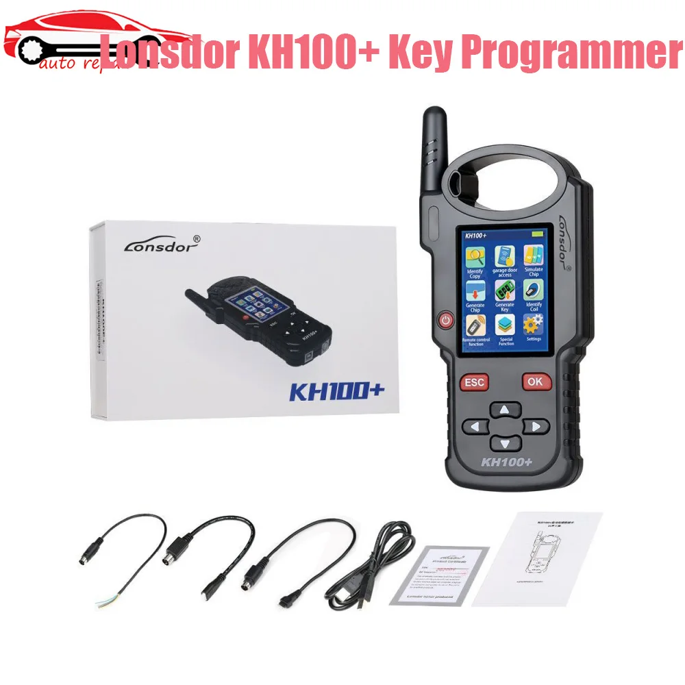 

Программатор дистанционного ключа Lonsdor KH100 +, новейшее портативное устройство, обновленная версия KH100