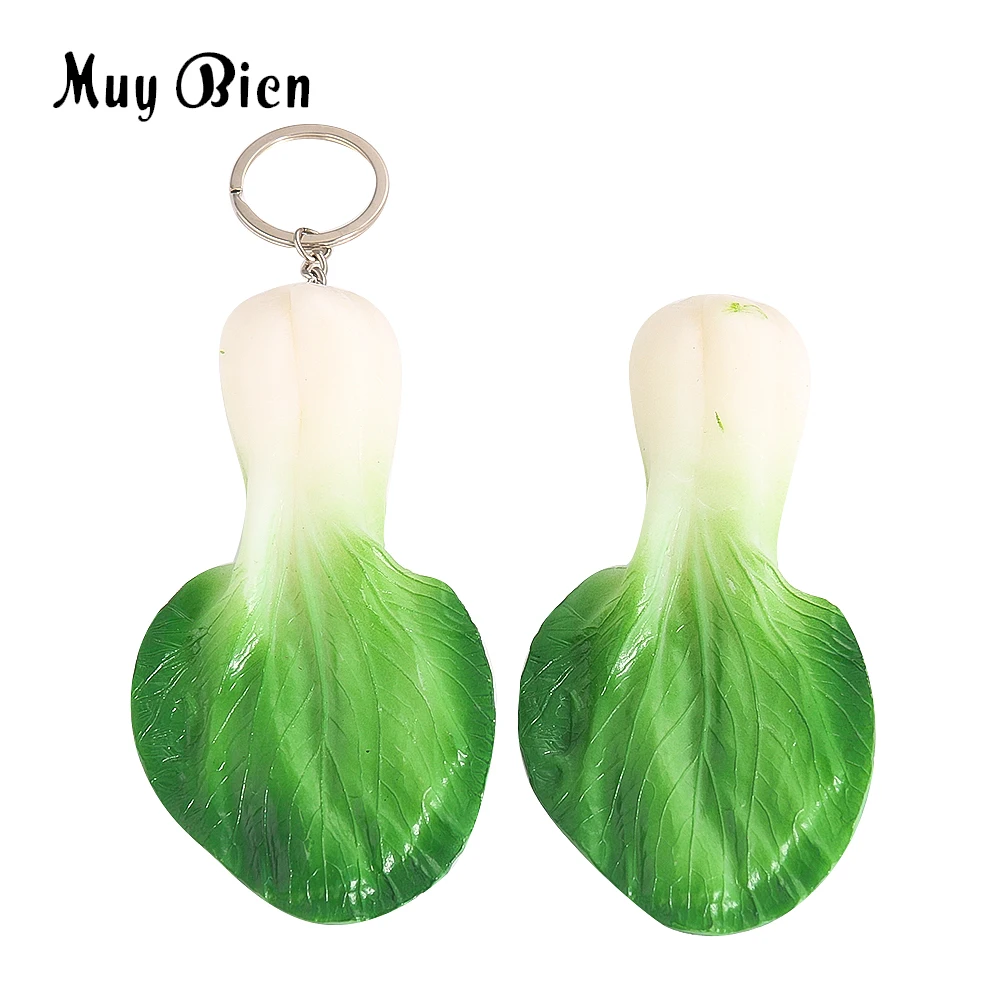 

Simulation Cabbage Food Pendant Keychain Lifelike Vegetable Model Charms Man Woman Key Ring Backpack Hanging Decor Jewelry Gift