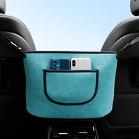 car handbag holder seat storage bag flip back pocket central control large capacity hanging bag organizers interior accessories