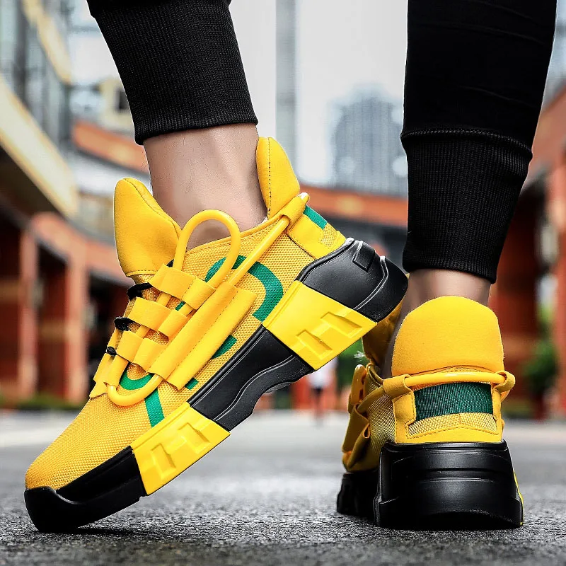 

WEH New Mens Designer Sneakers Fashion Men Casual Platform Dad Shoes Trending Breathable Chunky Zapatos Deportivos Para Hombre