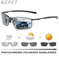 brand photochromic sunglasses men polarized chameleon sun glasses for day night vision uv400 driving sports goggles oculos