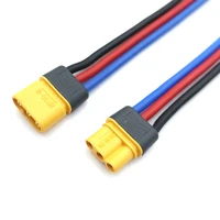 mr30 mf with wire male female high current connector plug with sheath 18awg for rc lipo battery rc multicopter airplane model