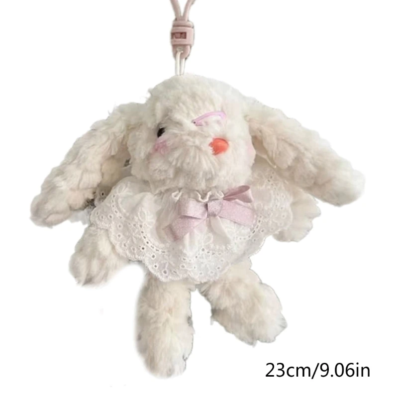 Нежная подвеска в виде сумки-кролика мягкое украшение для сумки любителей