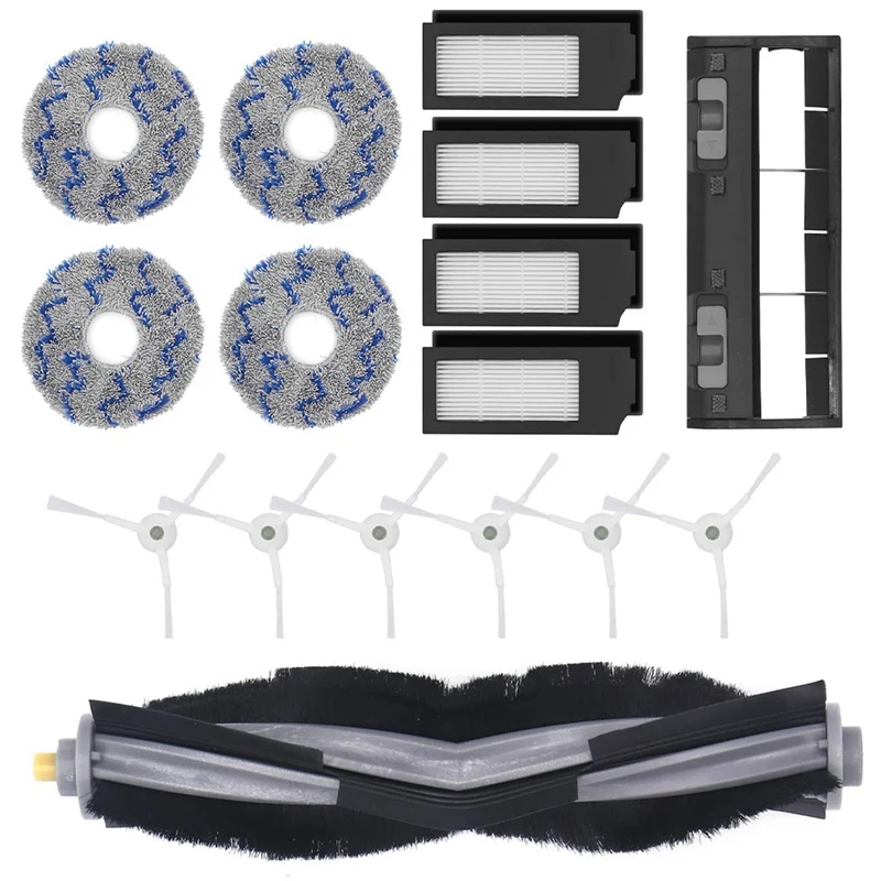 

Запчасти для пылесоса T10 Turbo, сменные детали, основная и боковая щетки, HEPA фильтр