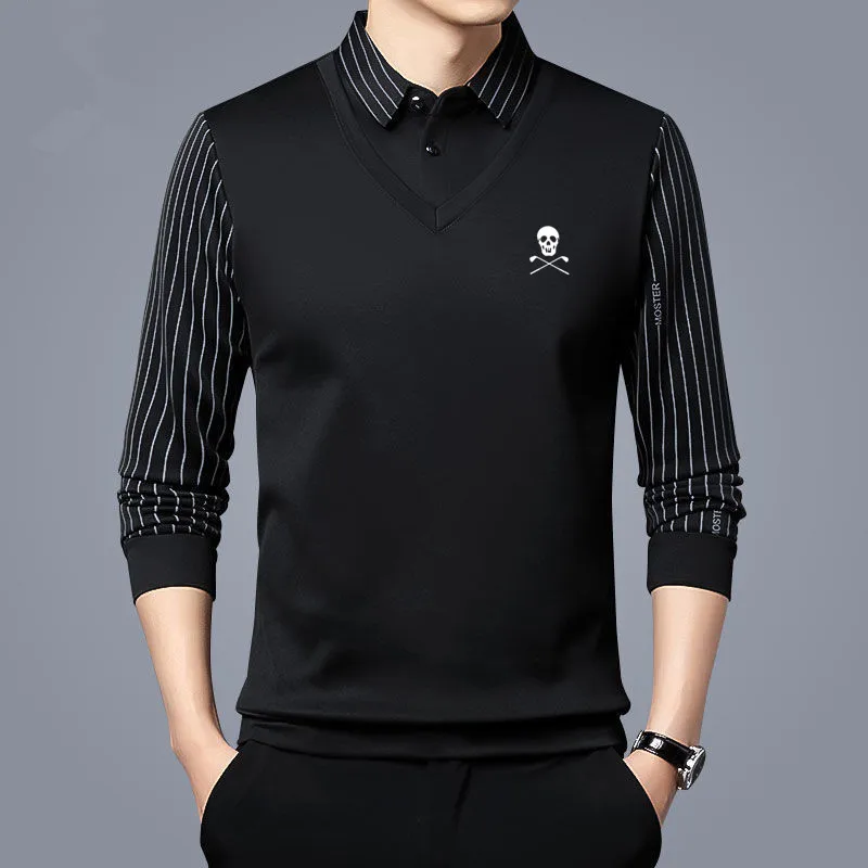 

2022 Golf Wear Men Long Sleeve Soft Fabric Golf Polo Shirts for Men Men's Clothing Polyester Fall/winter Breathable clothes golf