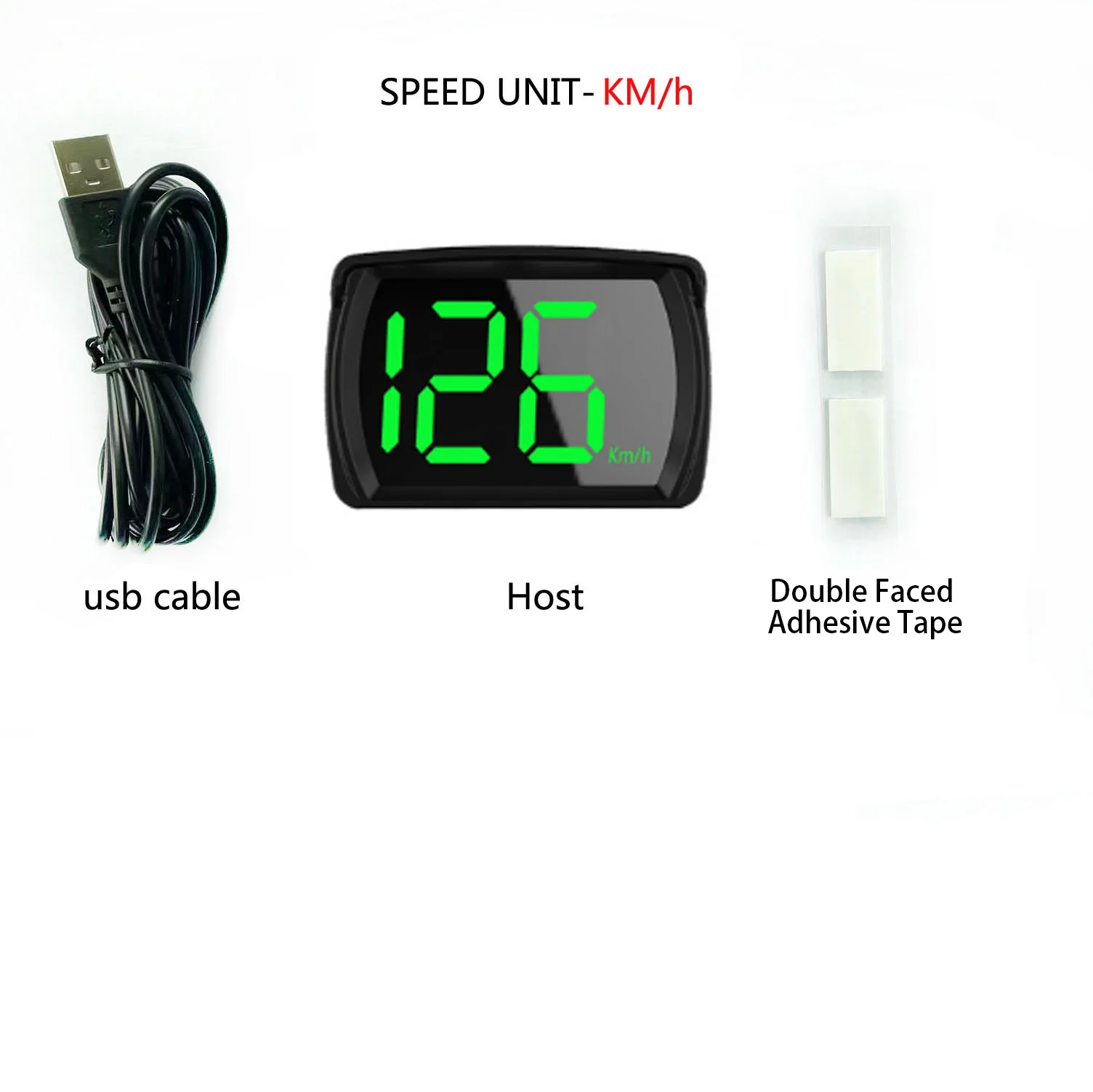 

Y03 Универсальный Цифровой GPS-спидометр Head Up HUD С Большим Шрифтом, Дисплей Км/ч