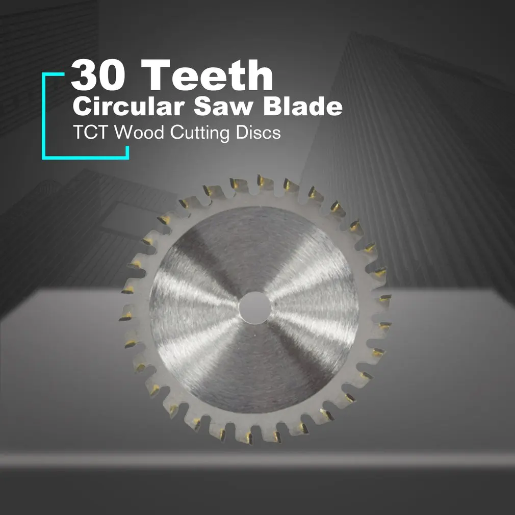 

2022 TCT 30 Teeth Circular Saw Blade Wheel Discs TCT Alloy Woodworking Multifunctional Saw Blade For Wood Metal Cutting 85x10MM