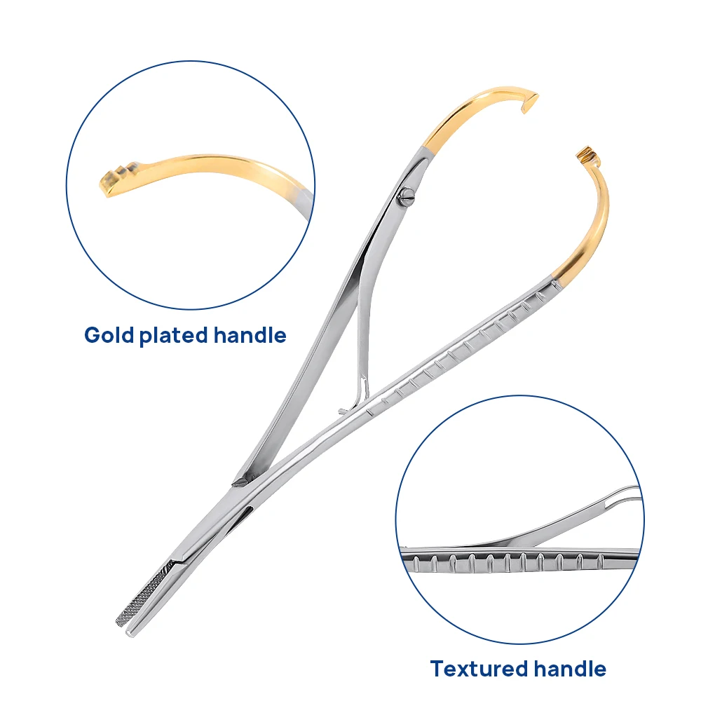 1 шт. держатель для стоматологических игл Azdent пинцет из нержавеющей стали