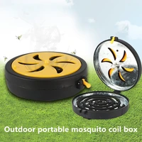 outdoor portable mosquito coil box can carry mosquito repellent box fire mosquito coil rack camping mosquito coil burner