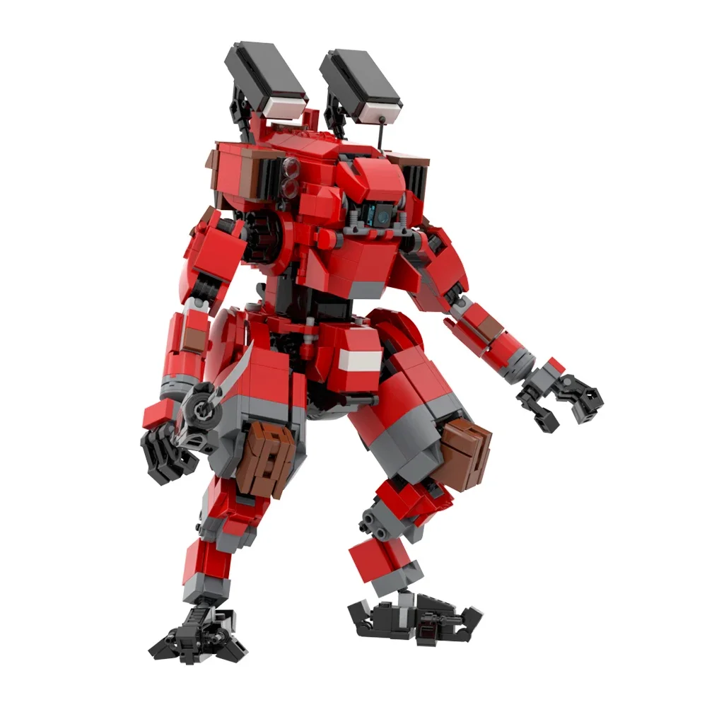 MOC игра Titanfallsed Vanguard-class Titan MOB-1316 Mech Warrior набор строительных блоков красная модель
