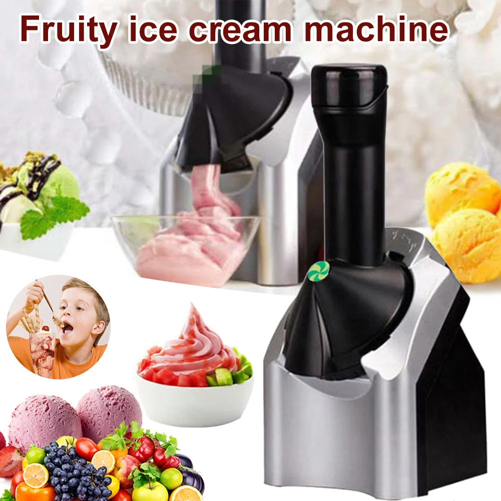 

UK/EU/US/AU Ice Cream Machine Household Automatic Fruit Ice Cream Maker Frozen Fruit Dessert Milkshake Machine Ice Cream Tools