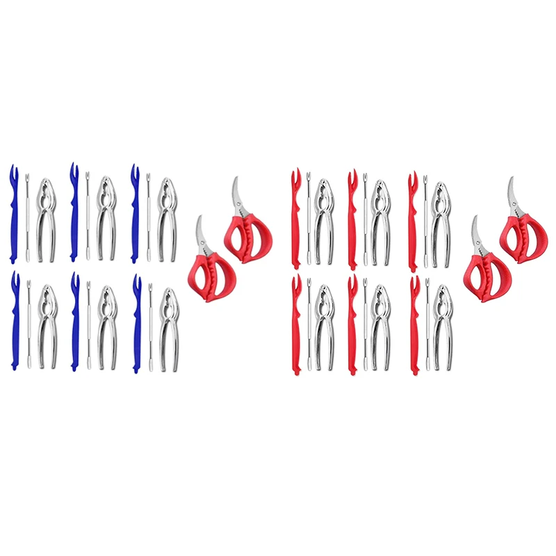 

Набор инструментов для морепродуктов 20 шт., крекеры для ног крабов и инструменты включают крекеры крабов, ножницы для лобстеров с сумкой для...