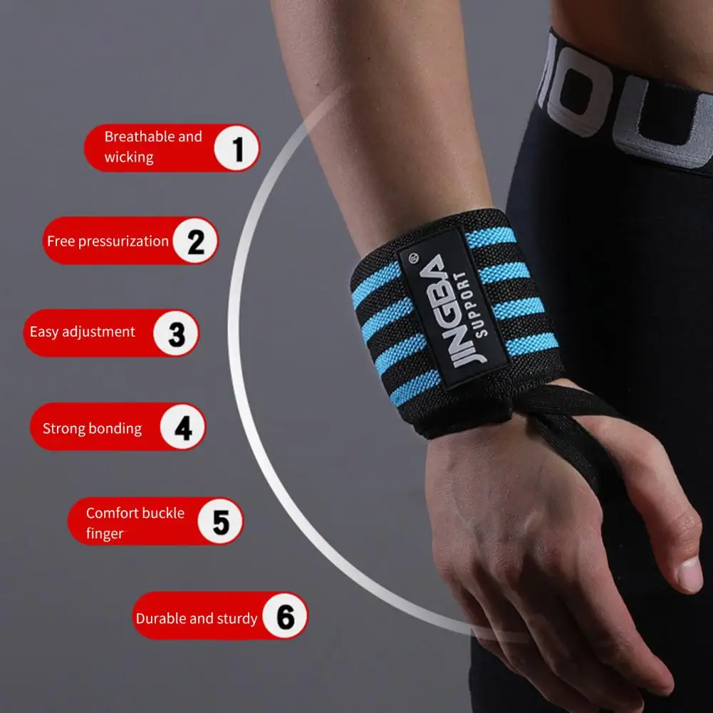 

1Pc Simple Gym Support Wrist Brace Wrap Wrist Guard Wear-resistant Protection