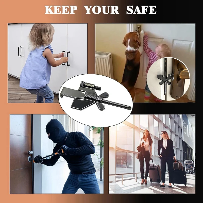 Дверной ограничитель для путешествий сирена дверной с портативным дверным