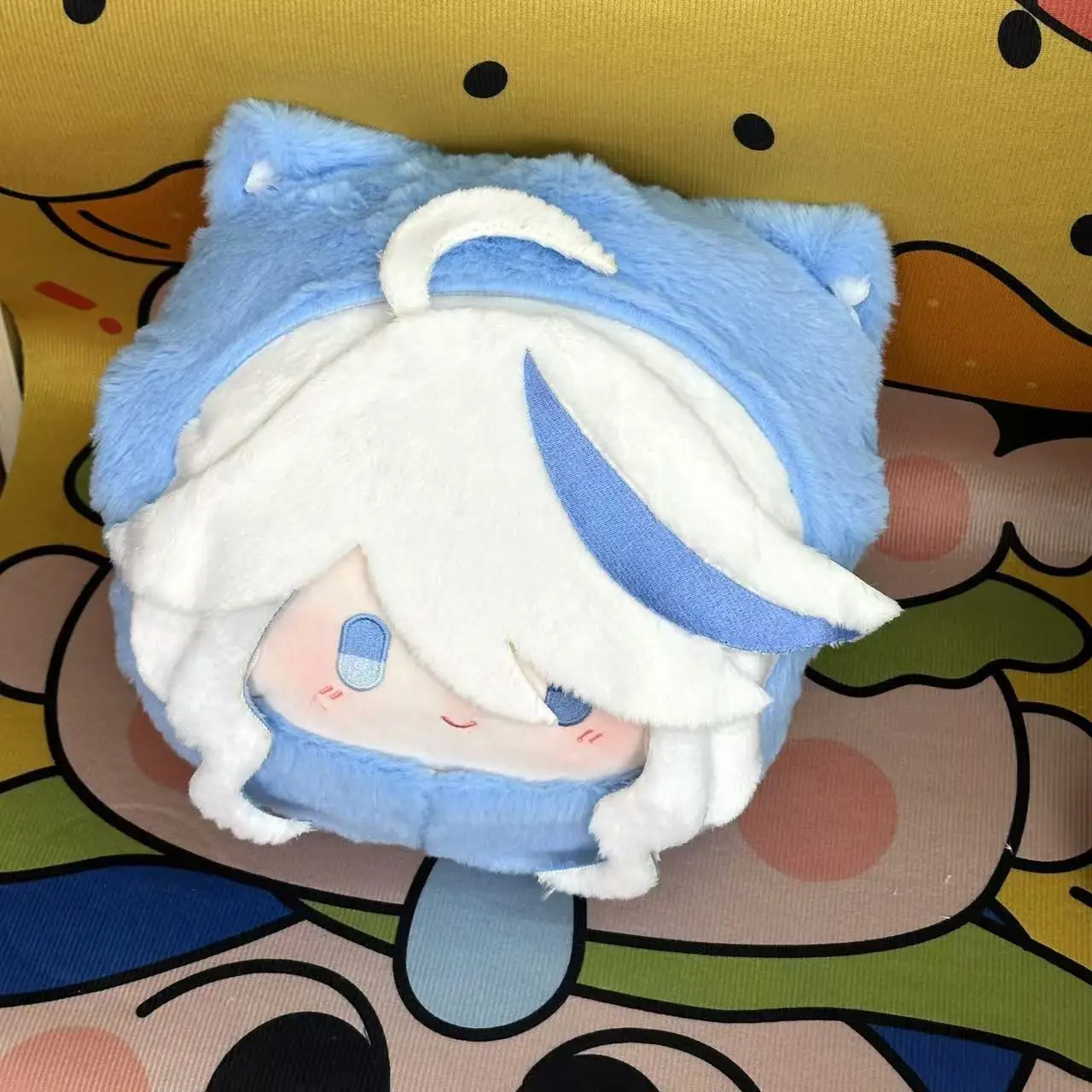 Аниме Genshin Impact Furina Focalors косплей мультяшная подушка для рук спины сохраняющая