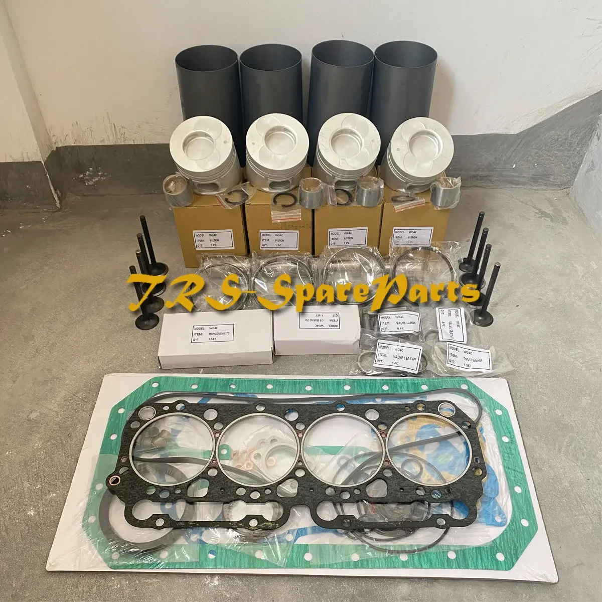 

Overhaul Rebuild Kit for Hino W04C W04CT W04C-T Engine Truck Piston 13216-3201 104mm